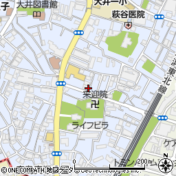 東京都品川区大井6丁目11-10周辺の地図