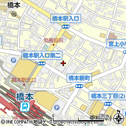 神奈川県相模原市緑区橋本3丁目25周辺の地図