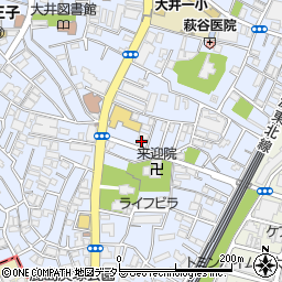 東京都品川区大井6丁目11-11周辺の地図