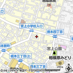 神奈川県相模原市緑区橋本3丁目9周辺の地図
