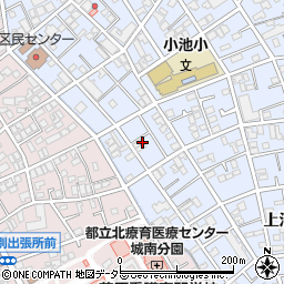 東京都大田区上池台3丁目37周辺の地図