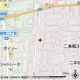 神奈川県相模原市緑区二本松3丁目44-13周辺の地図