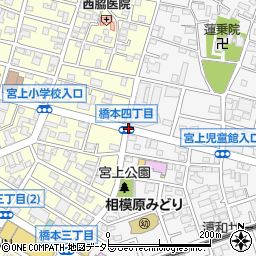 橋本４周辺の地図