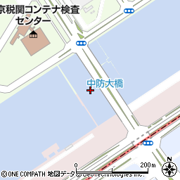 中防大橋周辺の地図