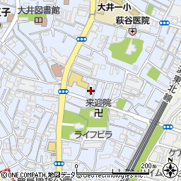 東京都品川区大井6丁目11-8周辺の地図