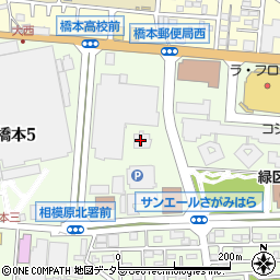 神奈川県相模原市緑区西橋本5丁目周辺の地図