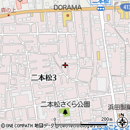 神奈川県相模原市緑区二本松3丁目26周辺の地図