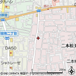 神奈川県相模原市緑区二本松3丁目44-14周辺の地図