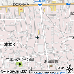 神奈川県相模原市緑区二本松3丁目1-34周辺の地図