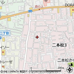 神奈川県相模原市緑区二本松3丁目41周辺の地図
