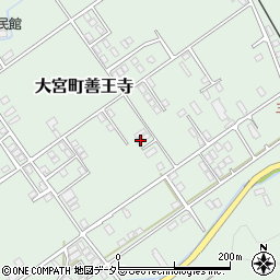 京都府京丹後市大宮町善王寺343周辺の地図