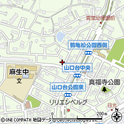 神奈川県川崎市麻生区上麻生4丁目44-4周辺の地図