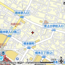 神奈川県相模原市緑区橋本3丁目23周辺の地図