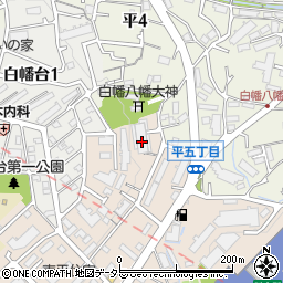 神奈川県川崎市宮前区南平台21-1周辺の地図