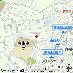 神奈川県川崎市麻生区上麻生4丁目44-11周辺の地図