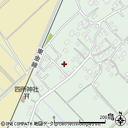 千葉県山武市島271周辺の地図