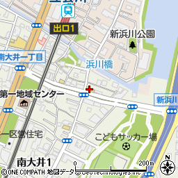 すき家立会川店周辺の地図