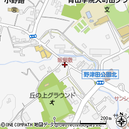 新屋敷周辺の地図