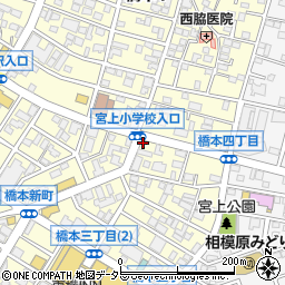 トヨタレンタリース神奈川橋本店周辺の地図
