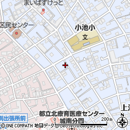 東京都大田区上池台3丁目37-2周辺の地図