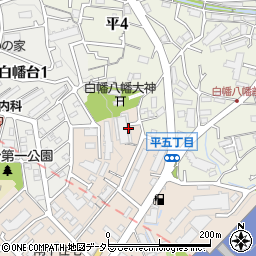 神奈川県川崎市宮前区南平台21周辺の地図