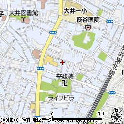 東京都品川区大井6丁目11-6周辺の地図