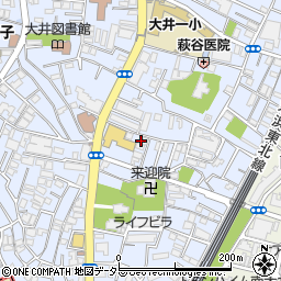 東京都品川区大井6丁目11-5周辺の地図