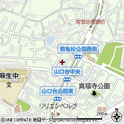 神奈川県川崎市麻生区上麻生4丁目45周辺の地図