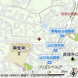 神奈川県川崎市麻生区上麻生4丁目44-17周辺の地図