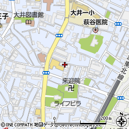 東京都品川区大井6丁目11-4周辺の地図