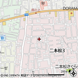 神奈川県相模原市緑区二本松3丁目38-9周辺の地図