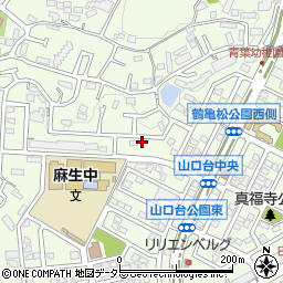 神奈川県川崎市麻生区上麻生4丁目44-16周辺の地図