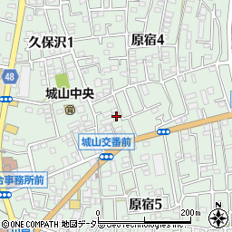神奈川県相模原市緑区原宿4丁目4-38周辺の地図