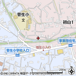 神奈川県川崎市宮前区初山1丁目26周辺の地図