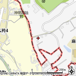 神奈川県川崎市麻生区片平1728-3周辺の地図