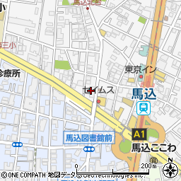 東京都大田区北馬込2丁目27周辺の地図