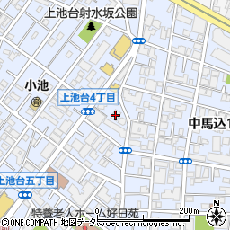 株式会社ダスキン三吉屋　上池台支店周辺の地図