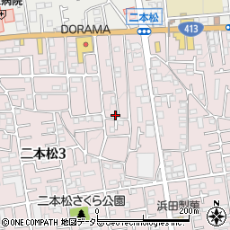 神奈川県相模原市緑区二本松3丁目24-4周辺の地図