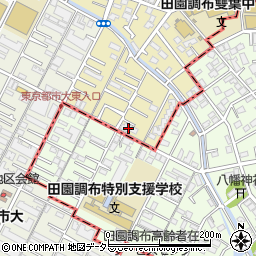 民友会尾山台保育園周辺の地図