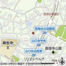 神奈川県川崎市麻生区上麻生4丁目44-1周辺の地図