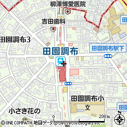 三菱ＵＦＪ銀行田園調布駅東口 ＡＴＭ周辺の地図