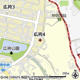 東京都町田市広袴4丁目周辺の地図