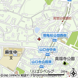 神奈川県川崎市麻生区上麻生4丁目44-22周辺の地図