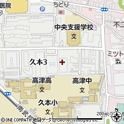 タイコエレクトロニクスジャパン（合同会社）本社周辺の地図