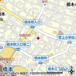 神奈川県相模原市緑区橋本3丁目24周辺の地図