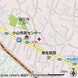 東京都町田市小山町2516周辺の地図