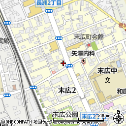 銀のさら　千葉中央店周辺の地図