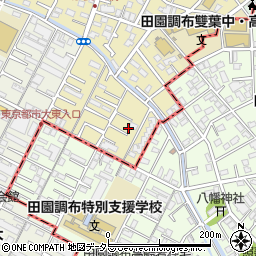 東京都世田谷区尾山台1丁目1周辺の地図