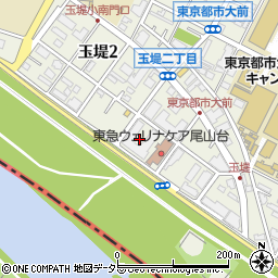 東急ウェリナケア尾山台周辺の地図