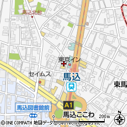 東京都大田区北馬込2丁目32周辺の地図